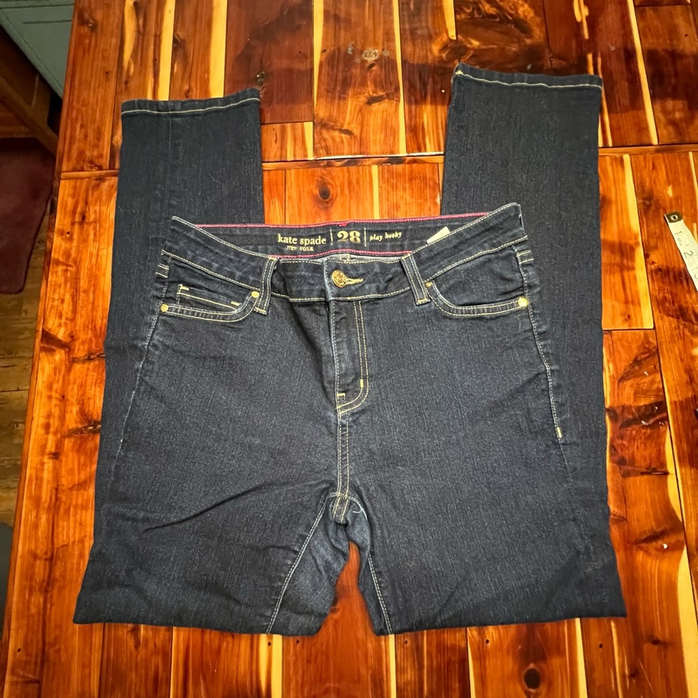 Kate Spade Play Hooky Perry Street Denim Jeans.  Size 28.  Worn once.
